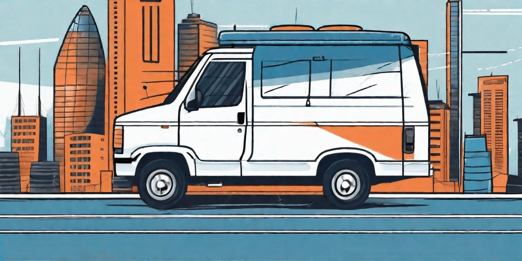 A mobile van with various windshield repair tools inside